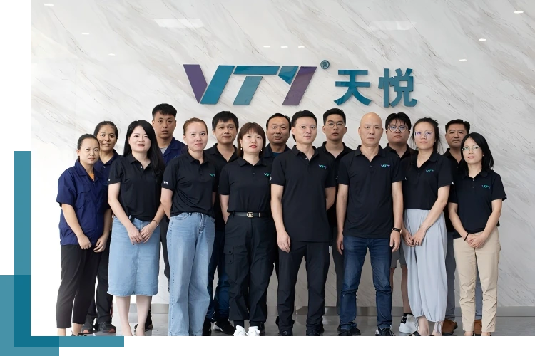 VTY sanitary stainless steel components manufacturing
