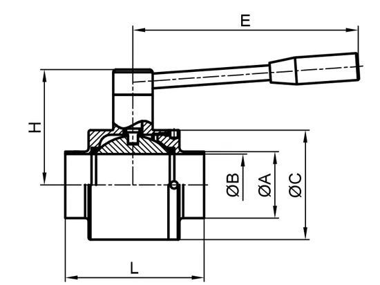 2 PC Ball Valve