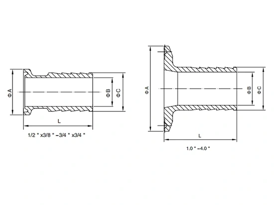 Sanitary Hose Adapter