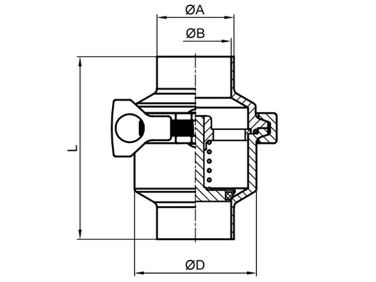 Liquid Cooling Check Valve