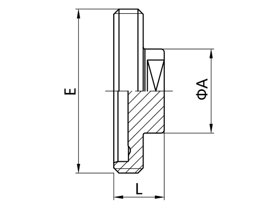 DIN 11864 and DIN 11853 Aseptic Screwed Union