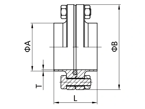 DIN 11864 and DIN 11853 Aseptic Flange Connection