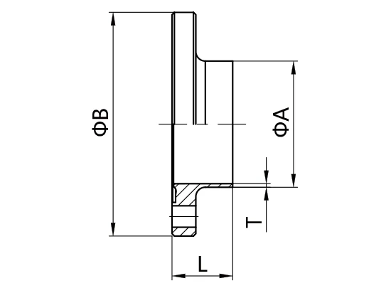 DIN 11864 and DIN 11853 Aseptic Flange Connection
