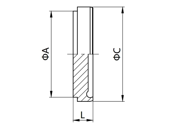 DIN 11864 and DIN 11853 Aseptic Screwed Union