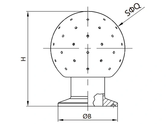 Sanitary Fixed Spray Ball