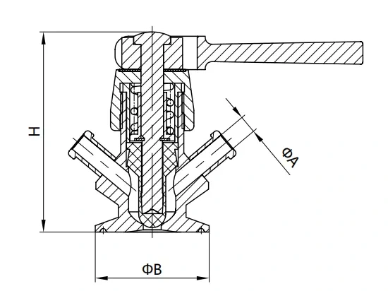 Aseptic Sampling Valve