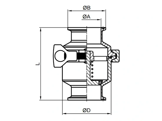 Liquid Cooling Check Valve