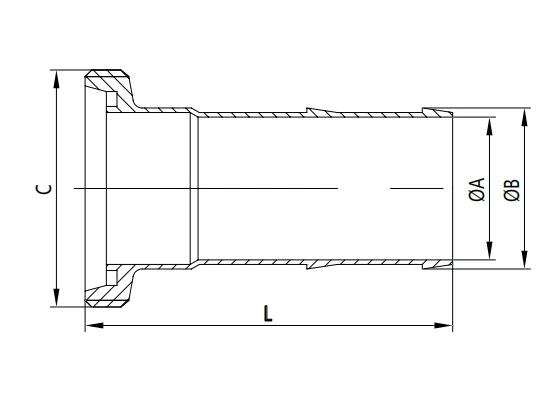 Sanitary Hose Adapter