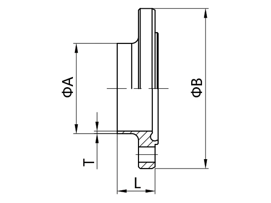 DIN 11864 and DIN 11853 Aseptic Flange Connection