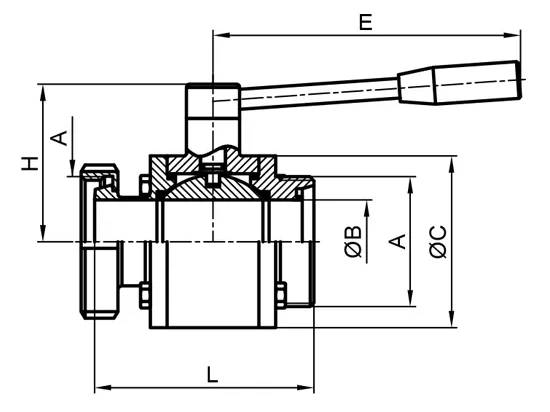 2 PC Ball Valve