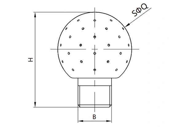 Sanitary Fixed Spray Ball