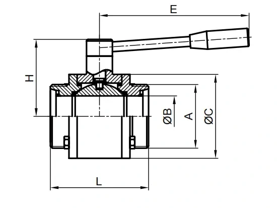 3 PC Ball Valve