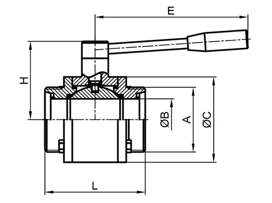 2 PC Ball Valve