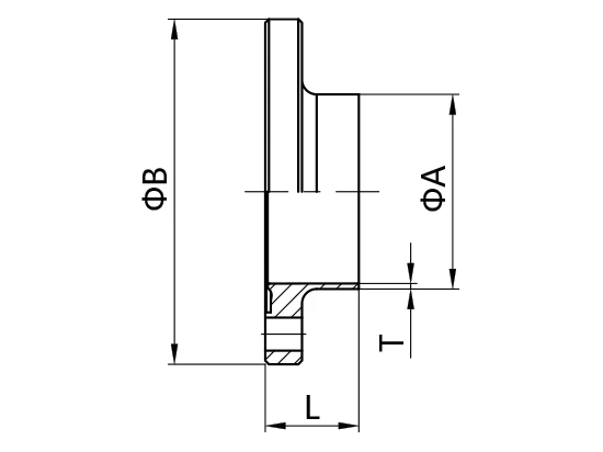 DIN 11864 and DIN 11853 Aseptic Flange Connection