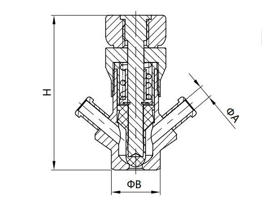 Aseptic Sampling Valve
