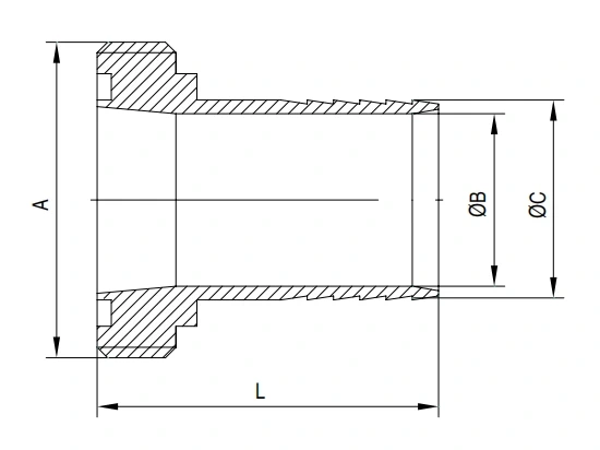 Sanitary Hose Adapter