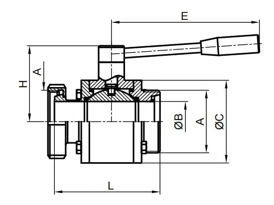 3 PC Ball Valve