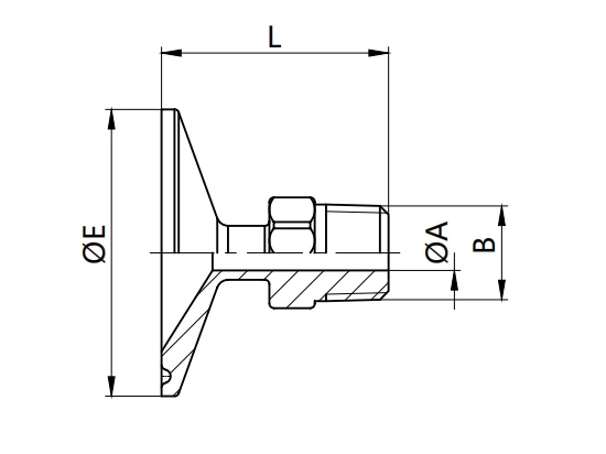 Sanitary Clamp Adapter