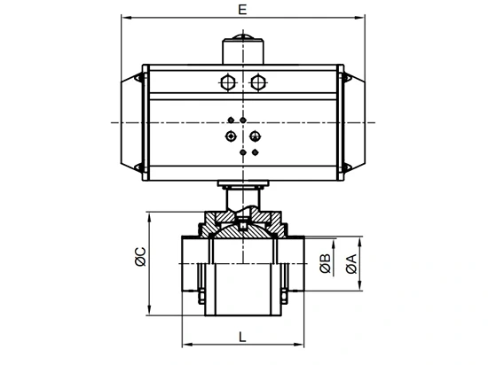 3 PC Ball Valve