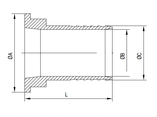 Sanitary Hose Adapter