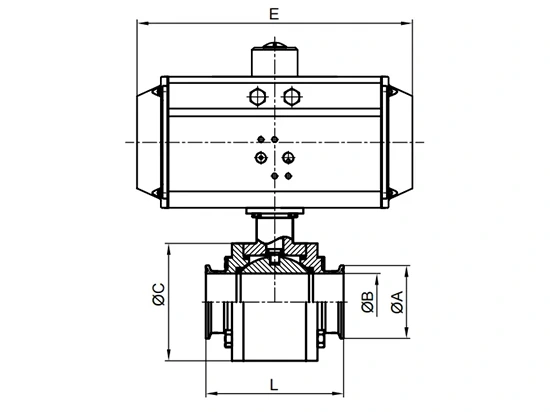 3 PC Ball Valve
