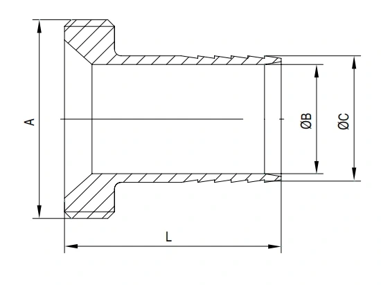 Sanitary Hose Adapter