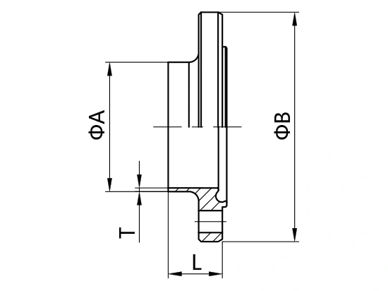 DIN 11864 and DIN 11853 Aseptic Flange Connection