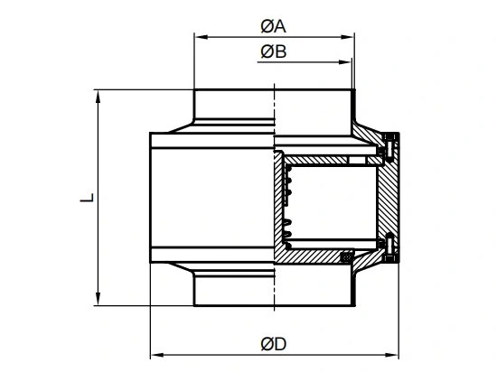 Liquid Cooling Check Valve