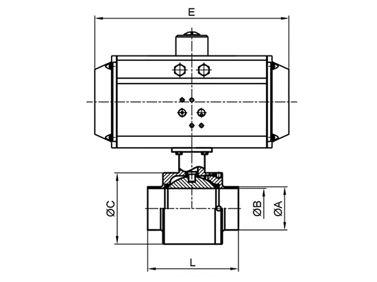 2 PC Ball Valve