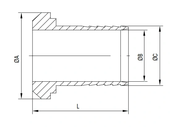 Sanitary Hose Adapter