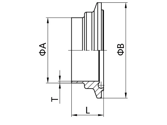 DIN 11864 and DIN 11853 Aseptic Clamp Connection