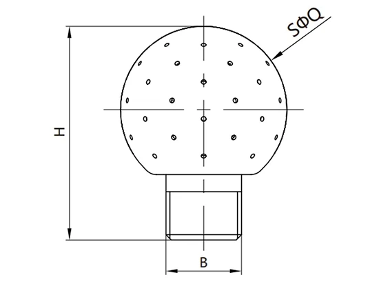 Sanitary Fixed Spray Ball