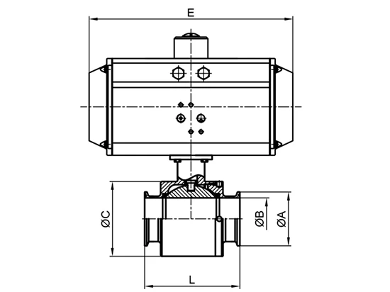 2 PC Ball Valve