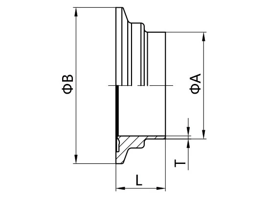 DIN 11864 and DIN 11853 Aseptic Clamp Connection