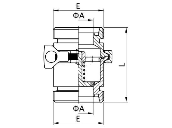 Liquid Cooling Check Valve