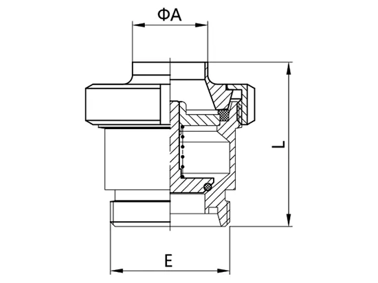 Union Type Check Valve