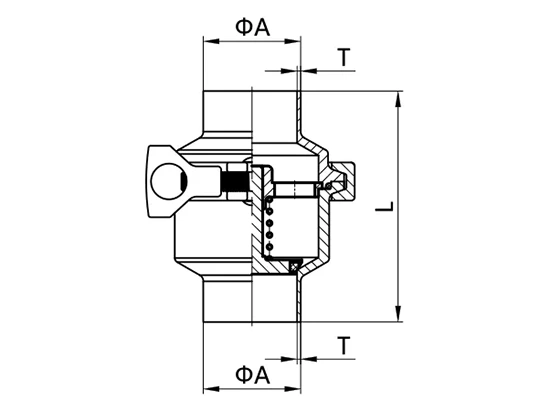 Liquid Cooling Check Valve