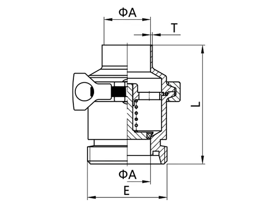 Liquid Cooling Check Valve
