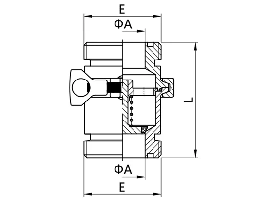Liquid Cooling Check Valve