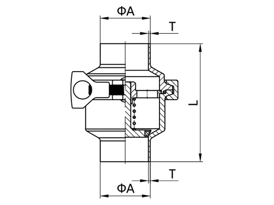 Liquid Cooling Check Valve