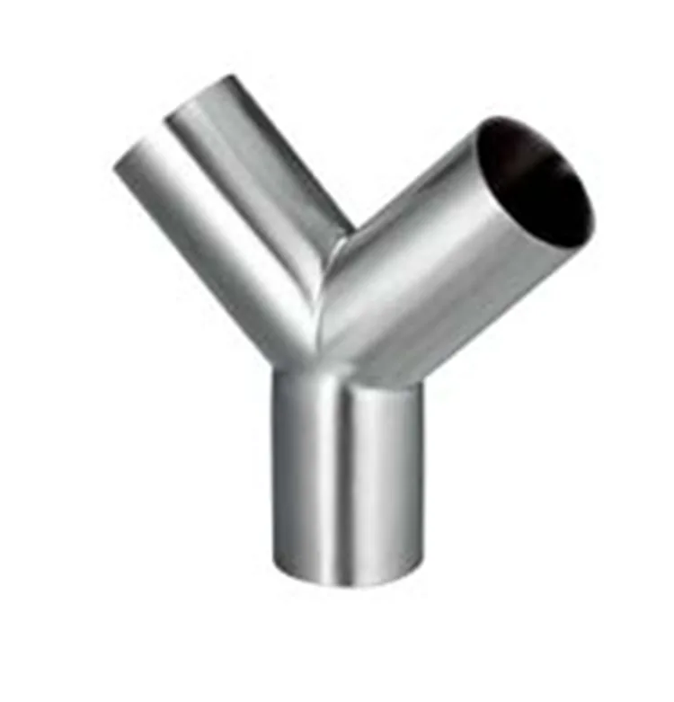Sanitary Stainless Steel Y Type Tee Sanitary Stainless Steel Y Type Tee