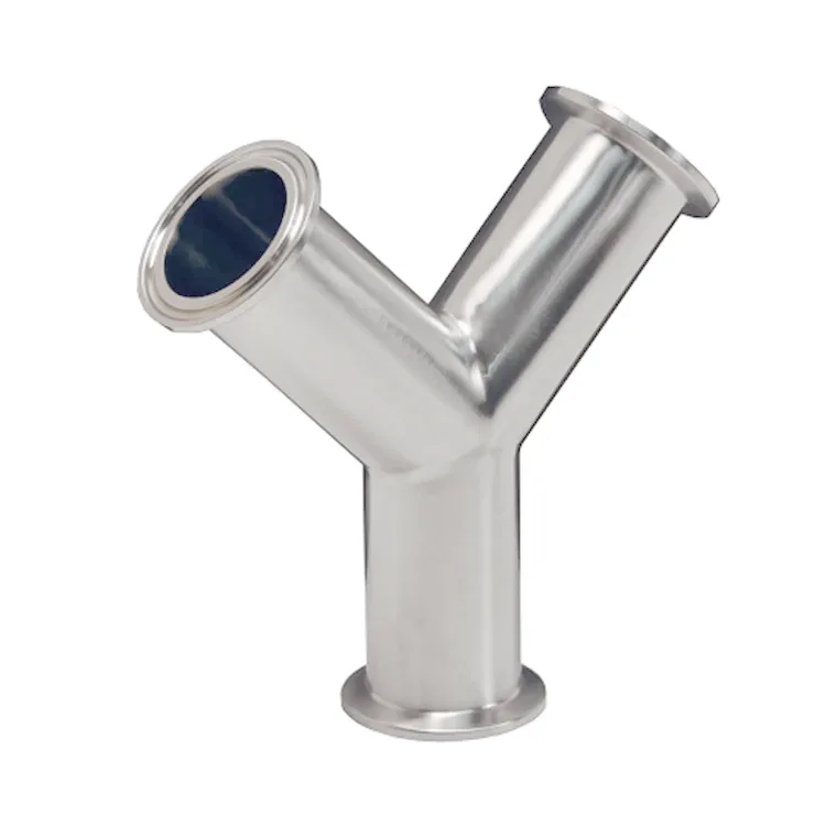 Sanitary Stainless Steel Y Type Tee