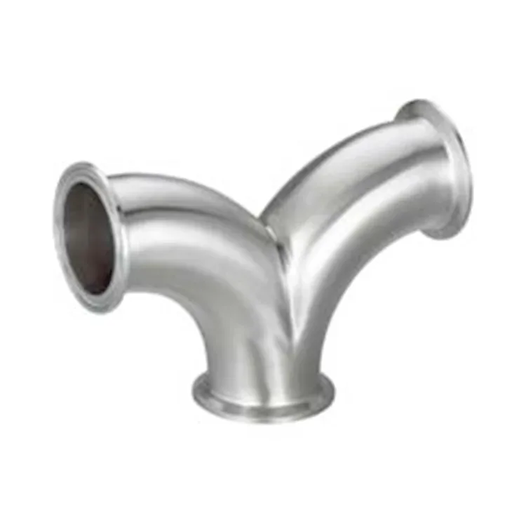 Sanitary Stainless Steel Y Type Tee